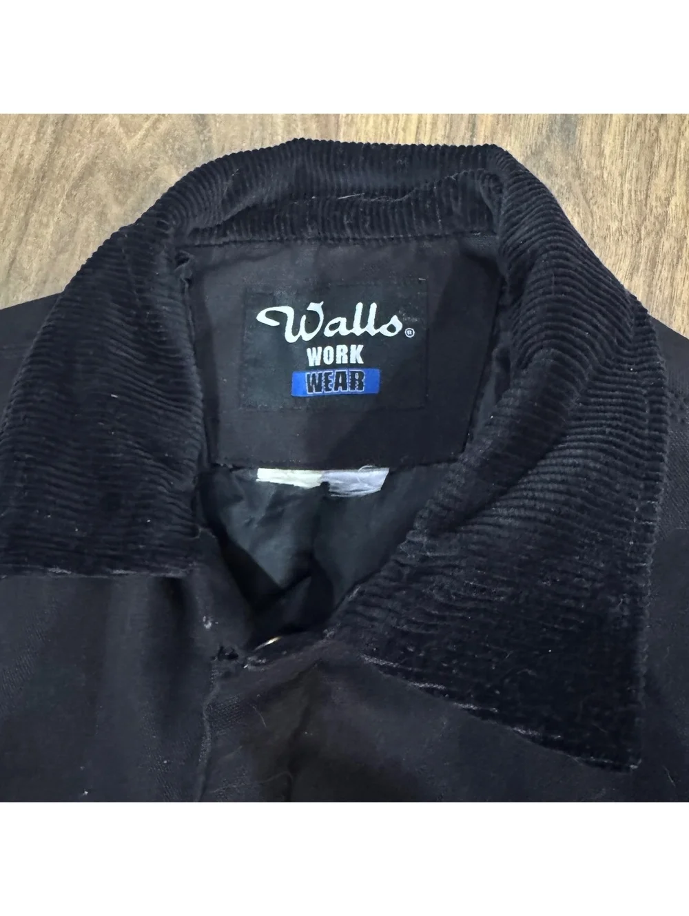 Walls Work Wear Black Insulated Coveralls Men’s M Full Zip Utility Bib Jumpsuit